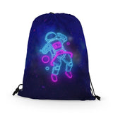 Drawstring Bag Space neon - CANVAEGYPT