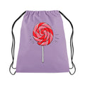 Drawstring Bag Spiral striped lollipop