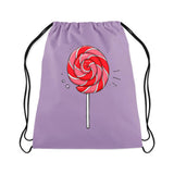 Drawstring Bag Spiral striped lollipop - CANVAEGYPT