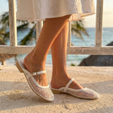 White Trellis Mule