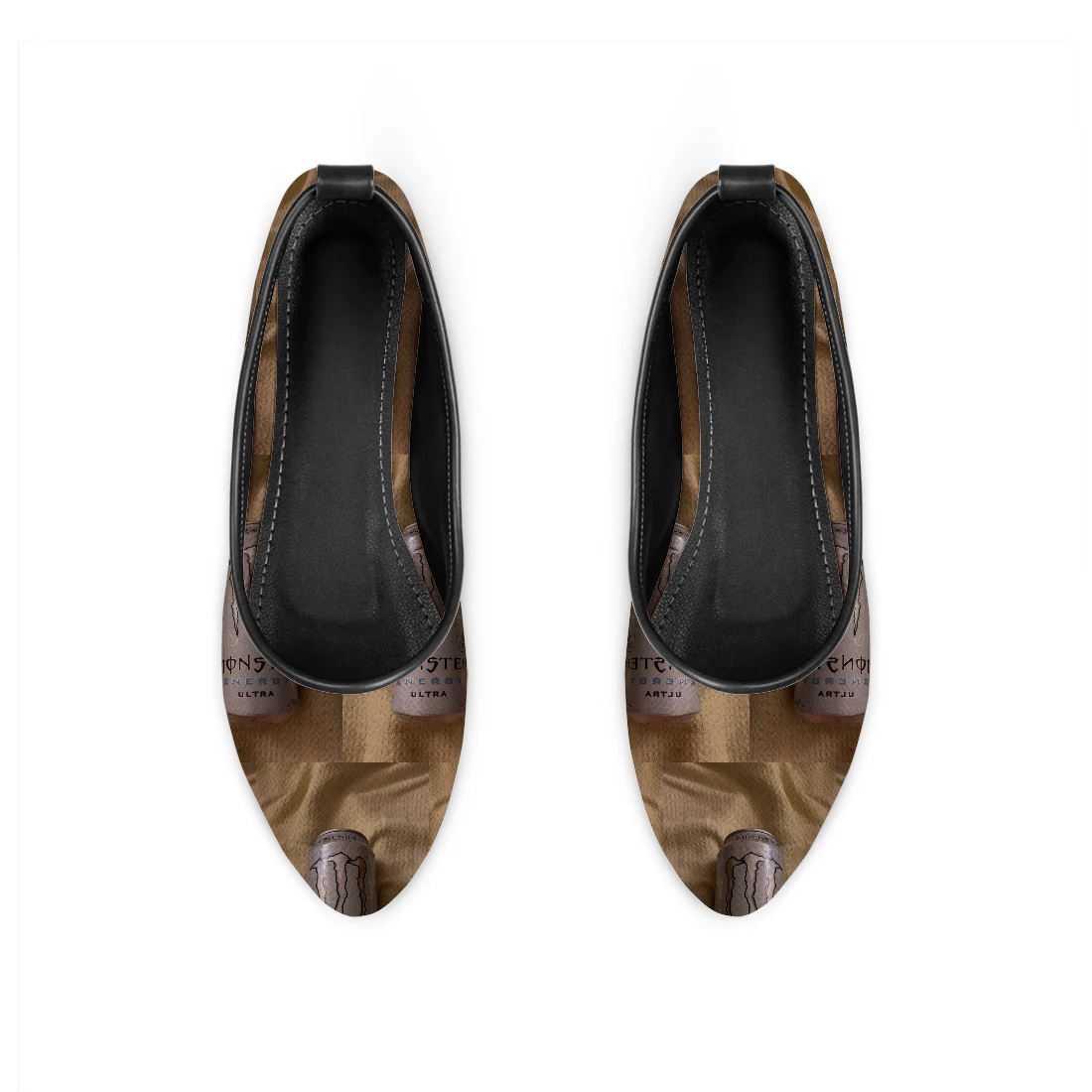 ELORA design printed on a footwear — ECADRA