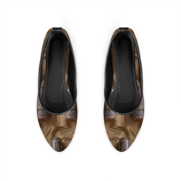 ELORA design printed on a footwear — ECADRA