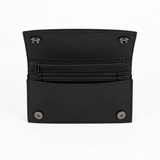 Black Sleek Elegance Fold Wallet Fawn – Small Spots print – inside view – ECADRA