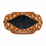 Speedy Bag Fawn – Large Spots print – open top view – ECADRA