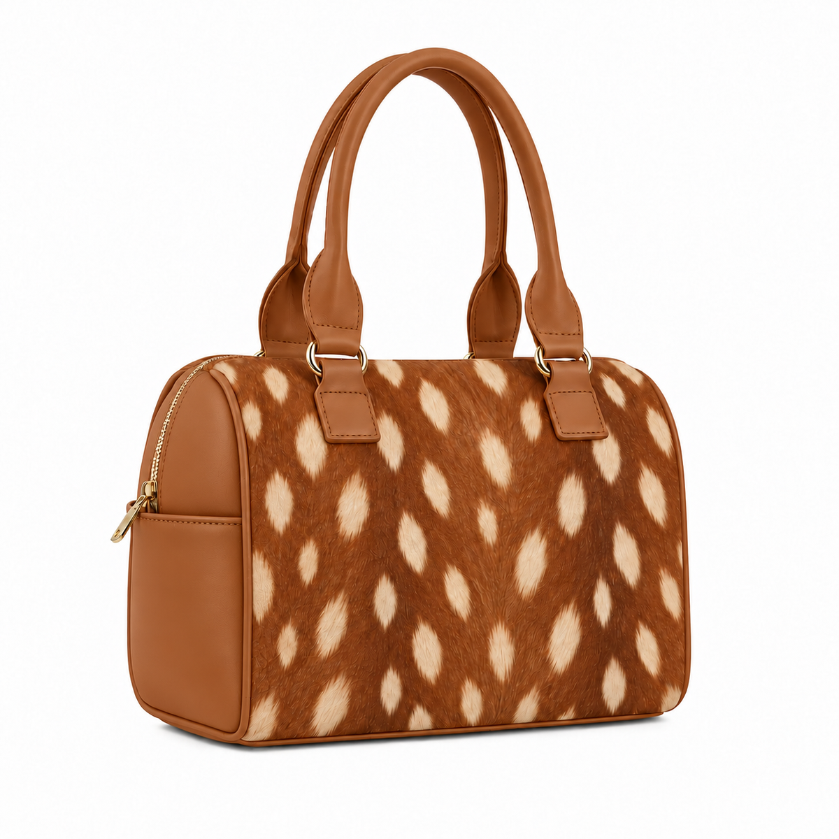 Speedy Bag Fawn – Large Spots print – ECADRA