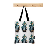Feathers design printed on a bags — ECADRA