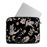 Floral Birds print design printed on a laptop sleeves — ECADRA