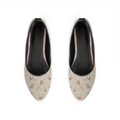 Floral pattern Round Toe Shoe