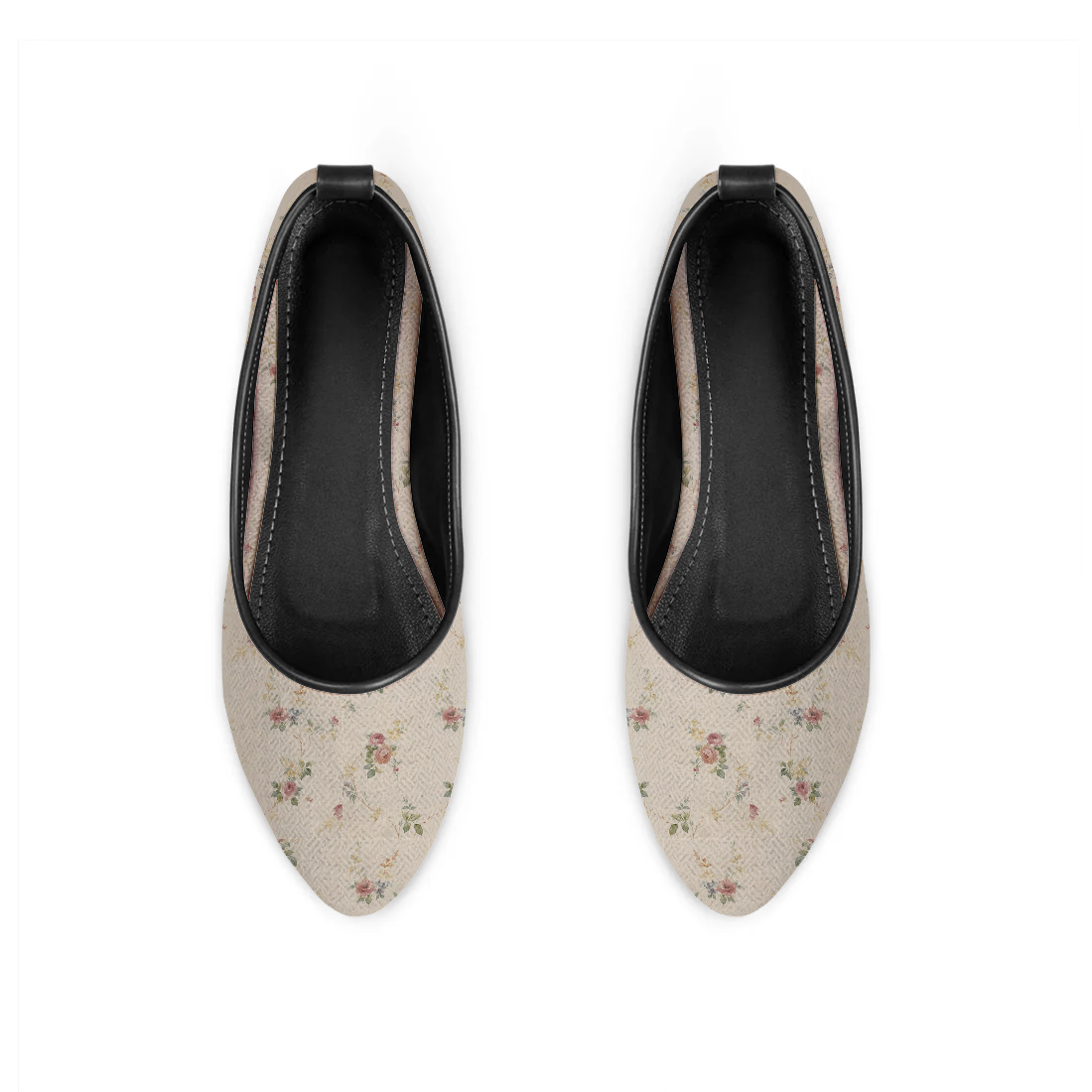 Floral pattern design printed on a footwear — ECADRA