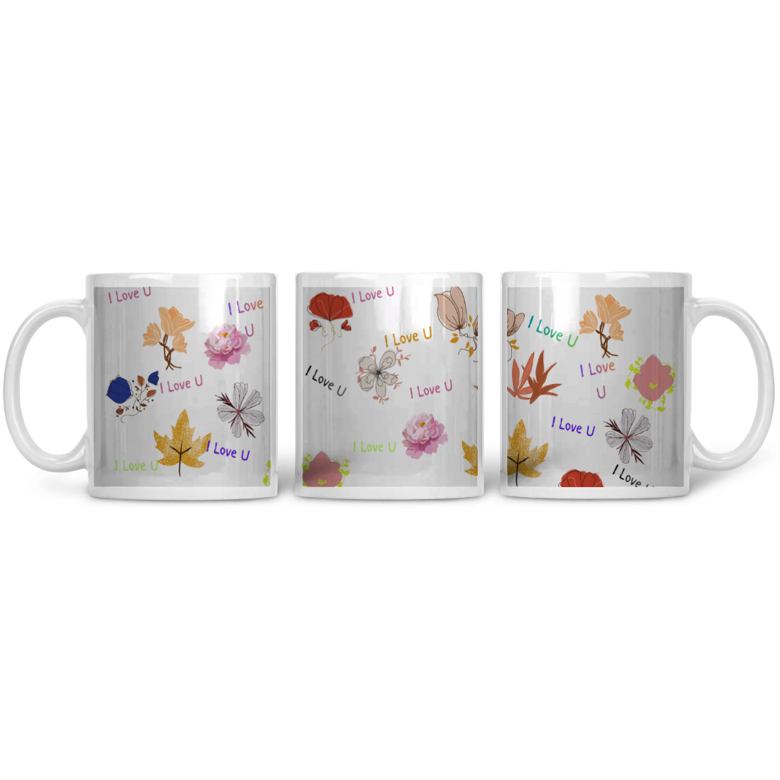 Flowers design printed on a accessories — ECADRA