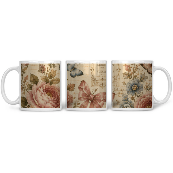 Flowers and bow design printed on a accessories — ECADRA