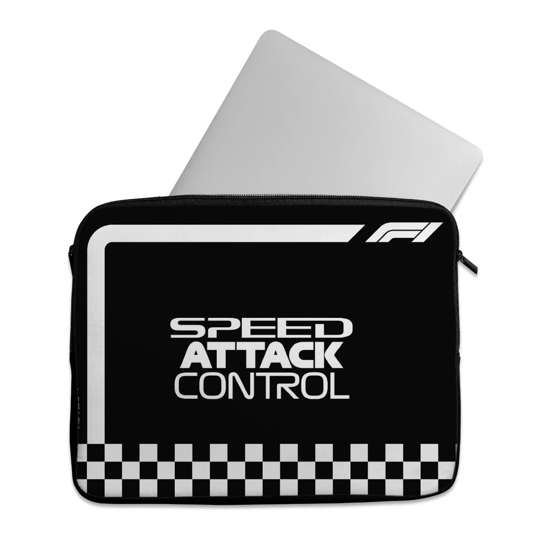 Formula 1 - Speed Attack Control Laptop Sleeve – جراب لابتوب بتصميم فني – ECADRA