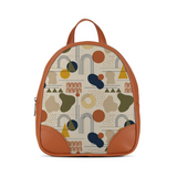 geometric rythm design printed on a backpacks — ECADRA