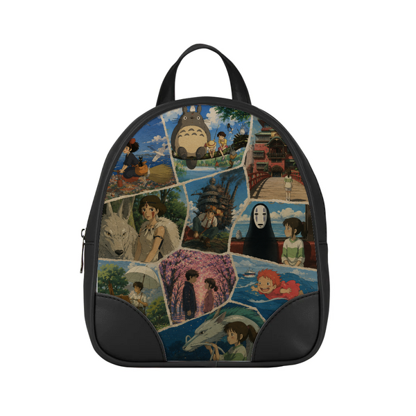Ghibli design printed on a backpacks — ECADRA