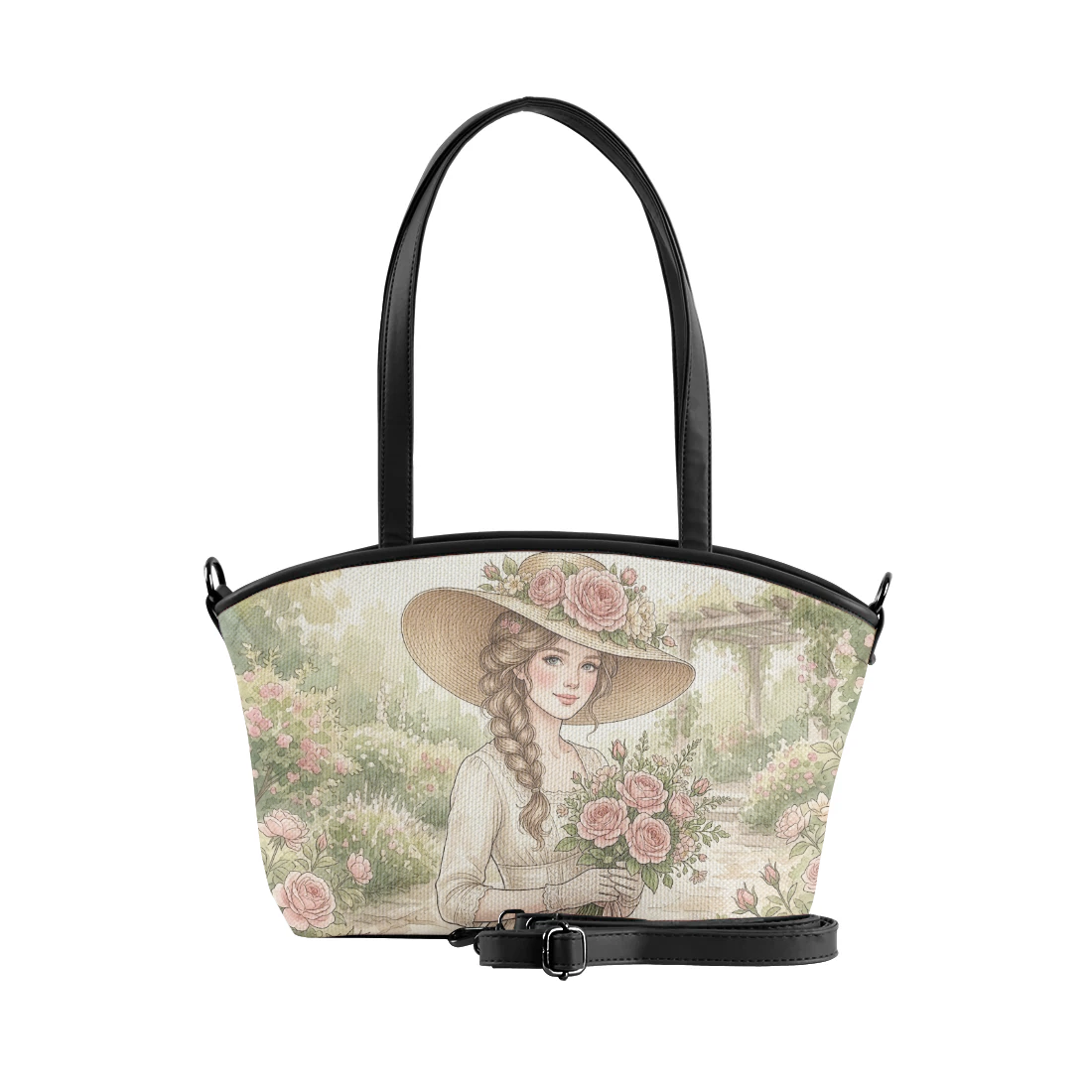 girl design printed on a bags — ECADRA
