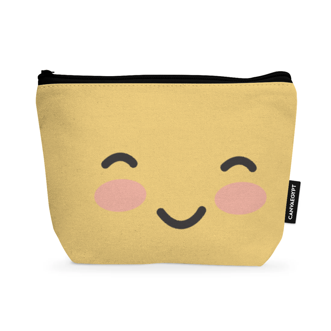 Happy design printed on a pouches & cases — ECADRA