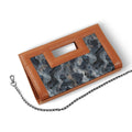 Havana City Sleek Clutch Dark Watercolor