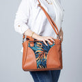 Havana Ladies Handbag Big Leaves