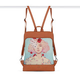 Havana Laptop Backpack Red Rose Girl - CANVAEGYPT