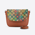 Havana Messenger Crossbody Colorful Polygons