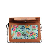 Havana Mini Embossed Chain Bag Rose Pattern - CANVAEGYPT