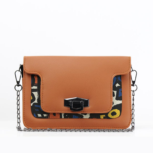 Havana Mini Embossed Chain Bag Stroke - CANVAEGYPT