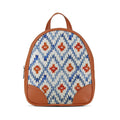 Havana O Mini Backpacks Blue rhombus