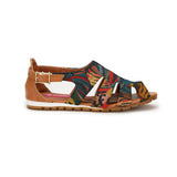 Havana Spider Toe Sandal Big Leafs - CANVAEGYPT