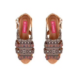 Havana Spider Toe Sandal Geo Pattern - 3