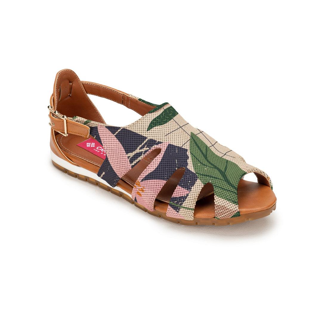 Havana Spider Toe Sandal Leaf