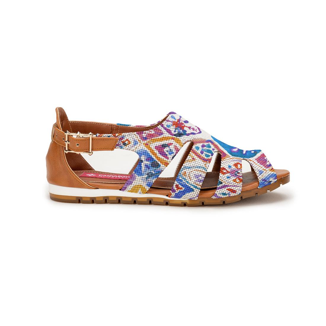 Havana Spider Toe Sandal Mozaic