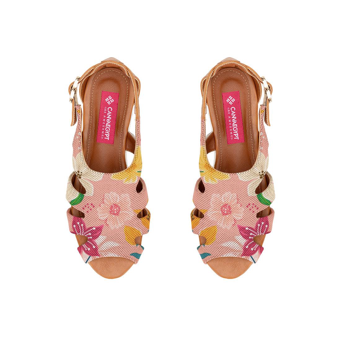Havana Spider Toe Sandal Pink Floral