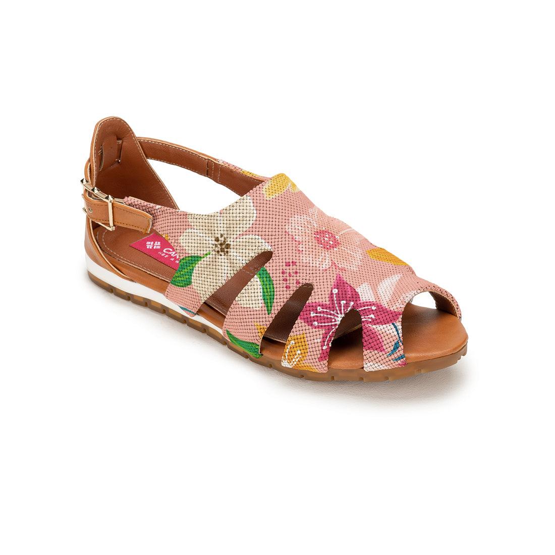 Havana Spider Toe Sandal Pink Floral