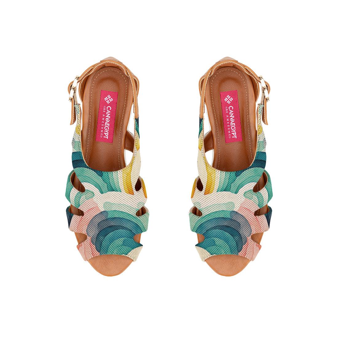 Havana Spider Toe Sandal Scribbles