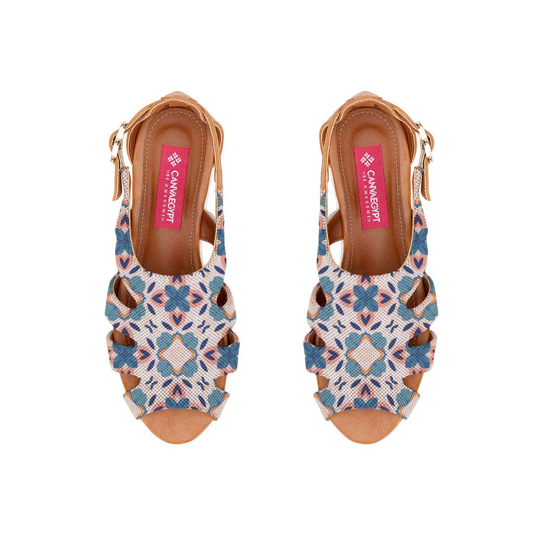 Havana Spider Toe Sandal Texture
