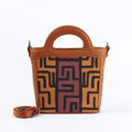 Havana Top Handle Handbag African Tribal