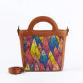 Havana Top Handle Handbag Woodland