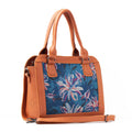 Havana Travel Hobo Bag Blue Garden