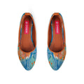 Havane Round Toe Shoe Electric blue