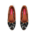 Havane Round Toe Shoe Leaves