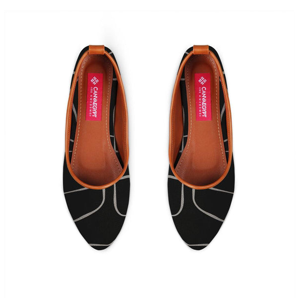 Havane Round Toe Shoe Line in black - CANVAEGYPT