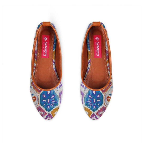 Havane Round Toe Shoe Mozaic - CANVAEGYPT