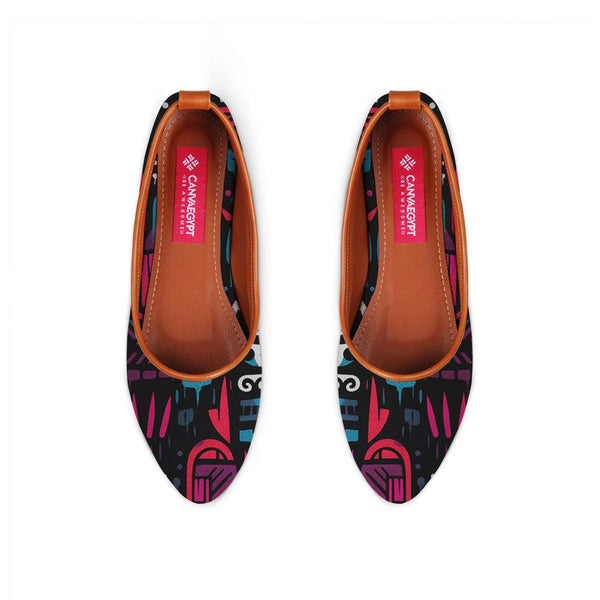 Havane Round Toe Shoe Muddled - CANVAEGYPT
