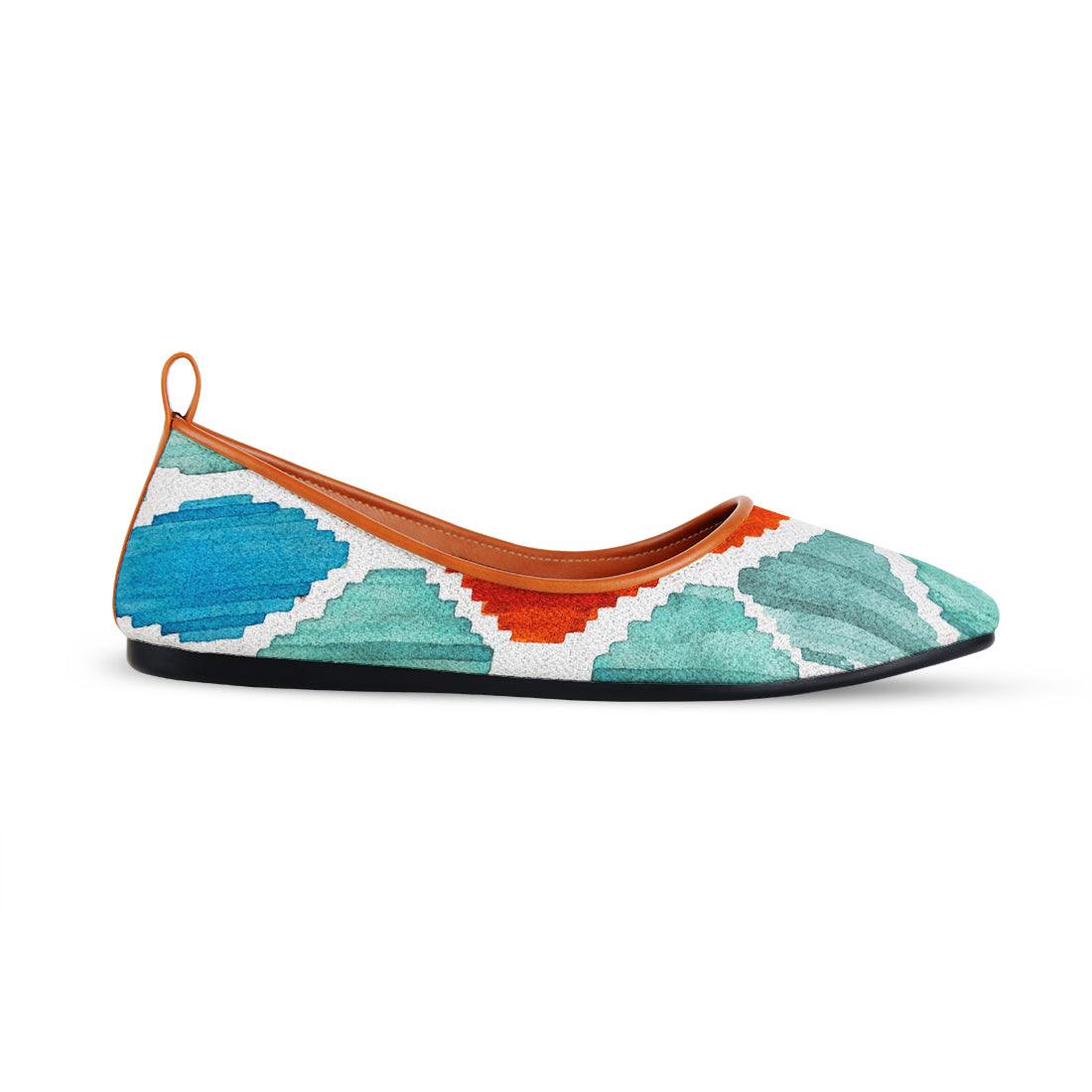 Havane Round Toe Shoe Rhombus sarong - CANVAEGYPT