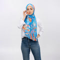 Hijab Scarf Electric blue