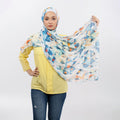 Hijab Scarf Happy blue