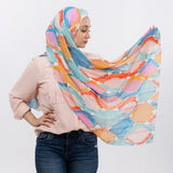 Hijab Scarf Marmalade ikat - CANVAEGYPT