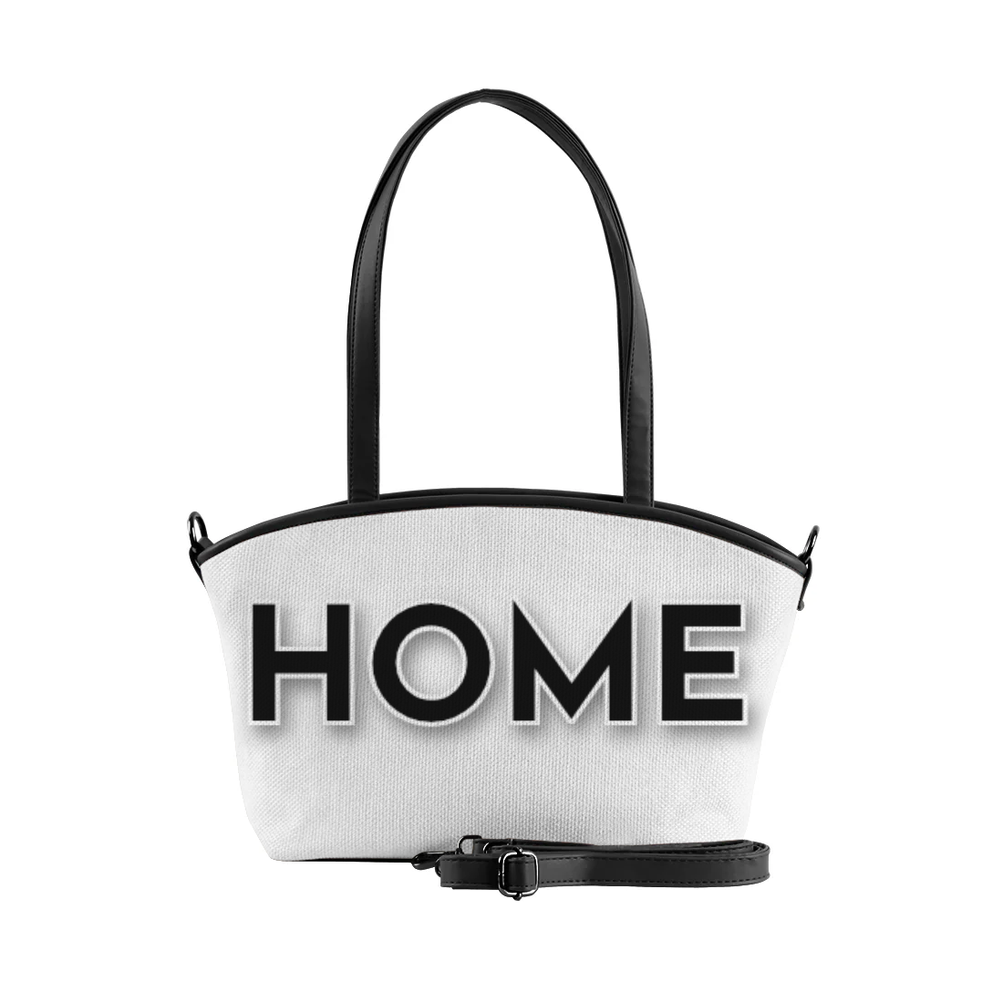 حقيبه عليها كلمه HOME Wide Tote Bag – شنطة يد حريمي بتصميم مكتوب – ECADRA
