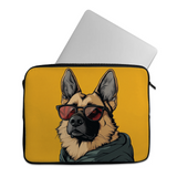 hoodie shepherd design printed on a laptop sleeves — ECADRA