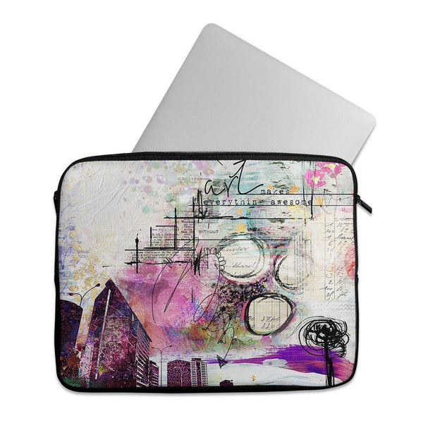 Laptop Sleeve Art Make everything awesome - 1